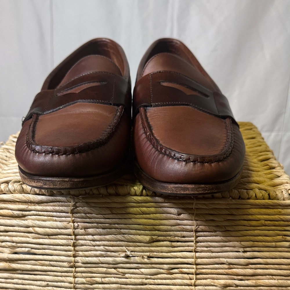 Allen Edmonds Darien Dark Brown Penny Loafers Men’s‎ 10D Made in USA - Picture 2 of 11